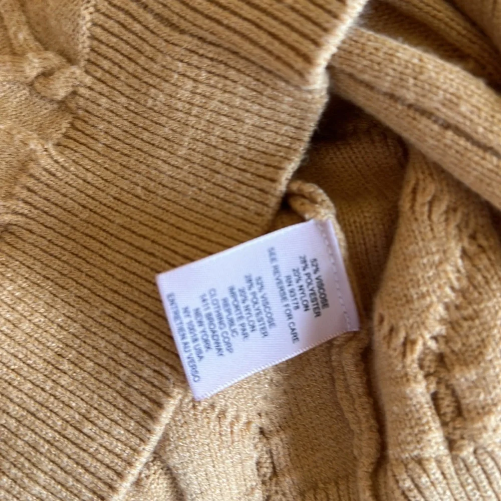 NWT Philosophy Fringe Sleeve Detail super Soft Sweater Viscose Blend Sweater
